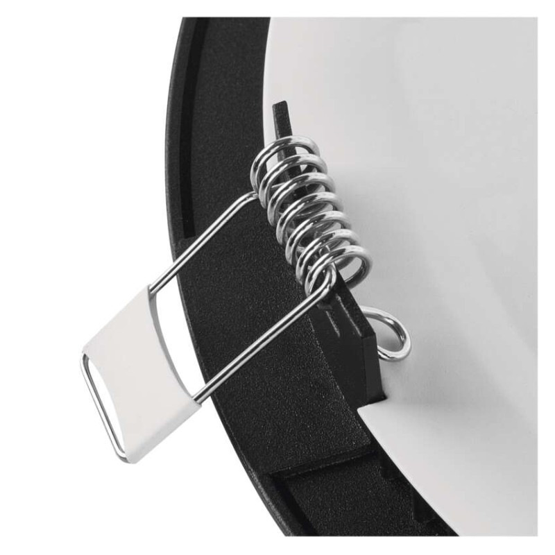 LED vstavané svietidlo NEXXO, kruhové, čierne, 12W, CCT 9