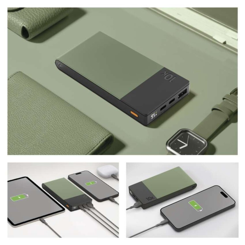 Power bank GP M2+ Series, 10 000 mAh, 22,5 W, zelená 7