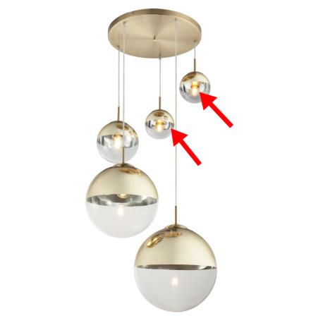 Náhradné sklo pre 15855-5, ø15cm