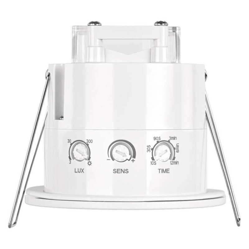 Mikrovlnný senzor prítomnosti IP20 24GHZ 2000W, biela 7