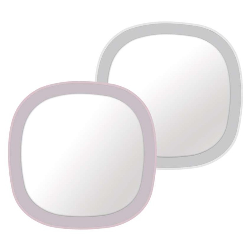 Vreckové kozmetické zrkadlo s LED svetlom, 10 ks, display box 2