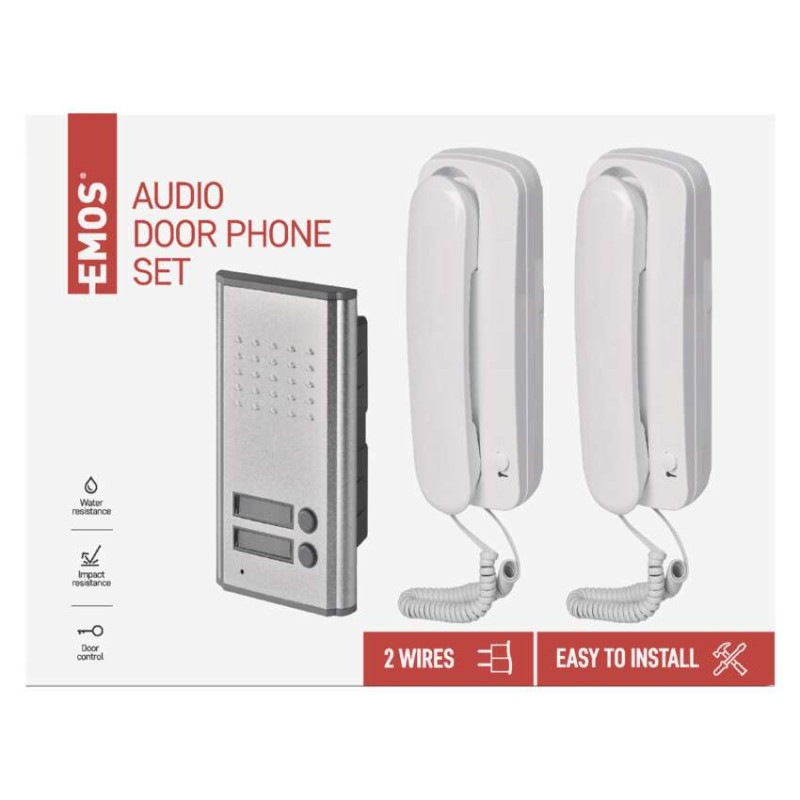 Sada domáceho audio vrátnika H1086, 2 účastníci 5