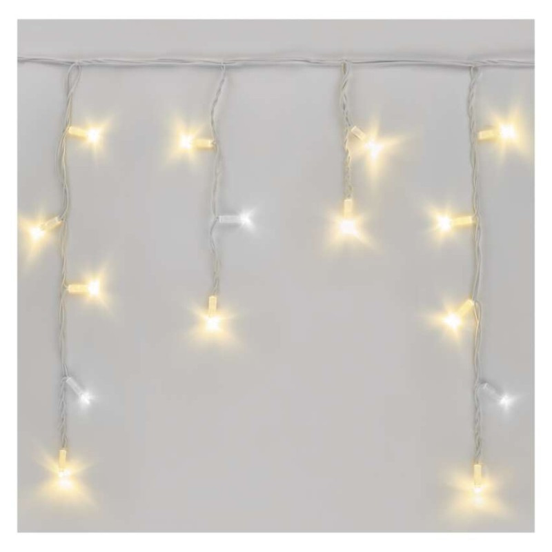 Profi LED spojovacia reťaz blikajúca biela – cencúle, 3 m, vonkajšia, teplá/studená biela 5