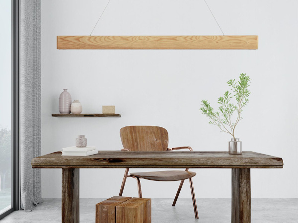 Drevený luster na lanku z masívneho dreva LED 22W / 1200 - WRL0121 3