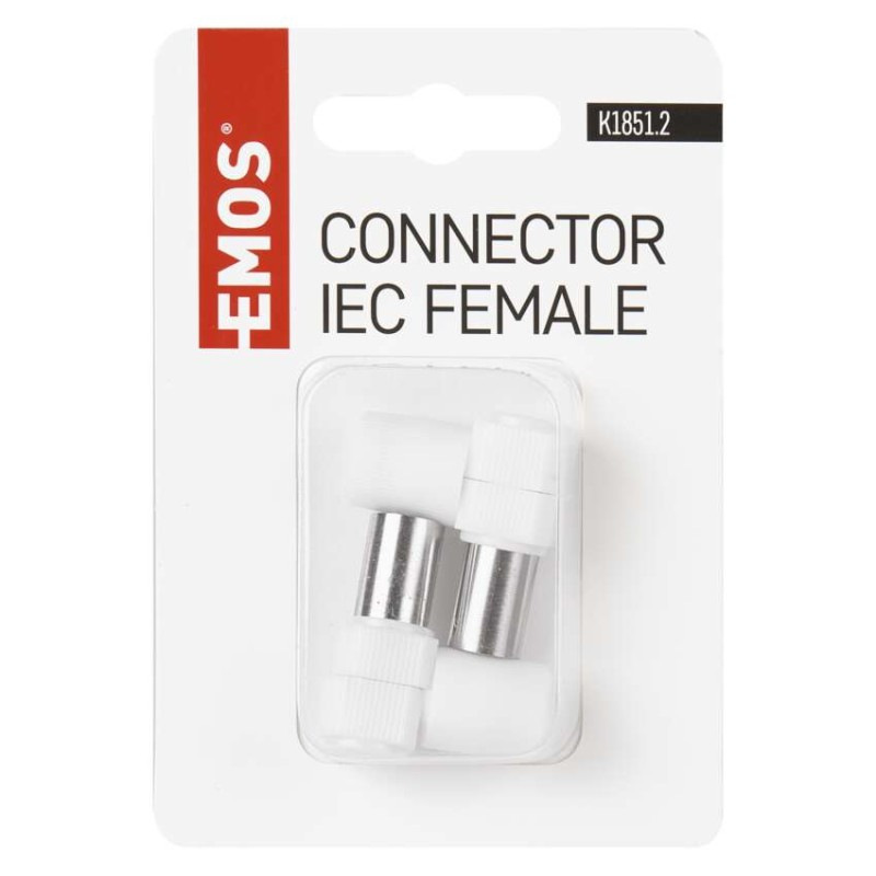 Konektor IEC zásuvka skrutkovací uhlový 1