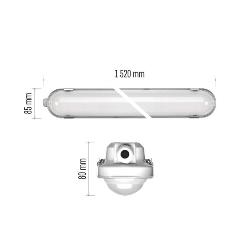 LED prachotesné svietidlo MISTY 51W NW, IP66 10
