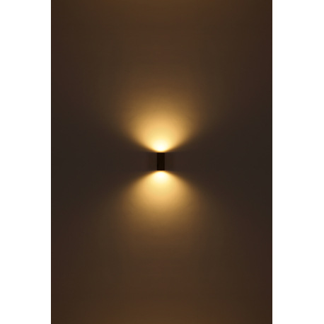 Vonkajšie svietidlo hliník imitácia dreva, číre sklo, smer svetla: nadol, IP44, ŠxV: 68x80mm, H: 92m 11