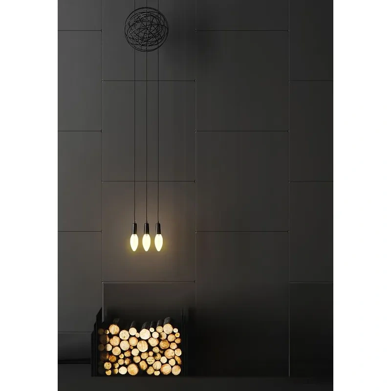 LED žiarovka / filament BIELY 4,5W - C35 / E14 / 3000K - ZWF106 1