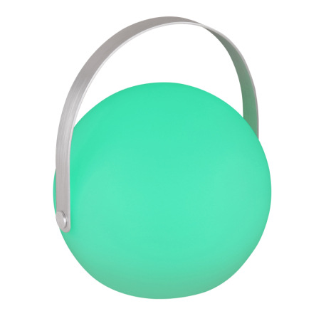 Vonkajšie svietidlo, plast opál, kov, na batérie a adaptér, IP44, vypínač, diaľkové ovládanie, zmena 16