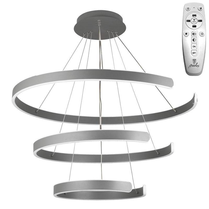 LED visiace svietidlo + diaľkový ovládač 220W - J4329/S 9