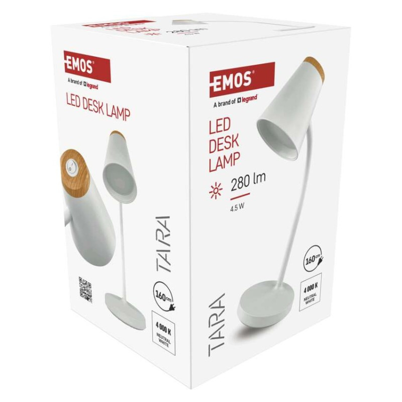 LED stolná lampa TARA, biela 12