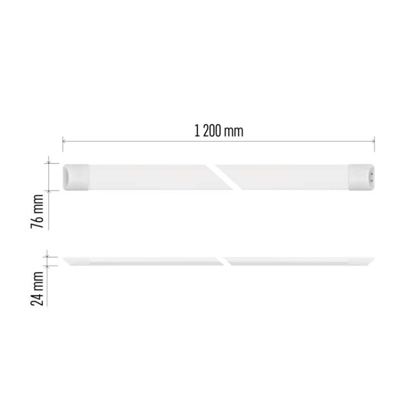 LED lineárne svietidlo MINO 40W, neutrálna biela 13