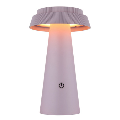 Solárne sv., plast ružový, plast čierny, dotykový stmievač, pamäť, bez adaptéra a kábla USB, bat. CR 10