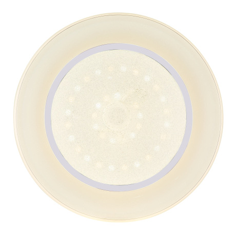 Stropné svietidlo, kov biely, chróm, plast opál, plastové krištále, trblietavý efekt, nočné svetlo, 10