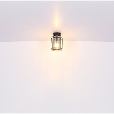 Závesné svietidlo, kov čierny, dymové sklo, Ø130, V:1200, bez žiarovky 1xE27, max. 60W 230V 6