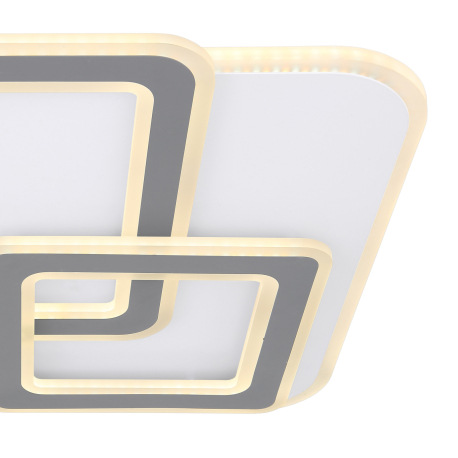 Stropné svietidlo, kov biely, akryl, kompatibilné s Google Assistant a Alexa, pamäťová funkcia, nočn 5