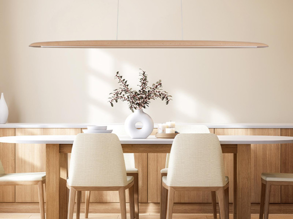 Drevený luster na lanku z masívneho dreva LED 26W / 1500 - WRL0322