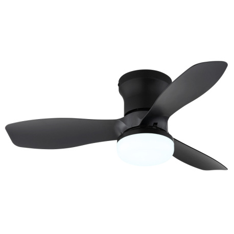 Stropný ventilátor, plast, matná čierna/antracitová/biela, stmievateľný, viacero rýchlostí pomocou n 6