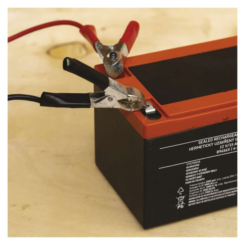 Bezúdržbový olovený trakčný aku. 12 V/15 Ah, faston 6,3 mm 5