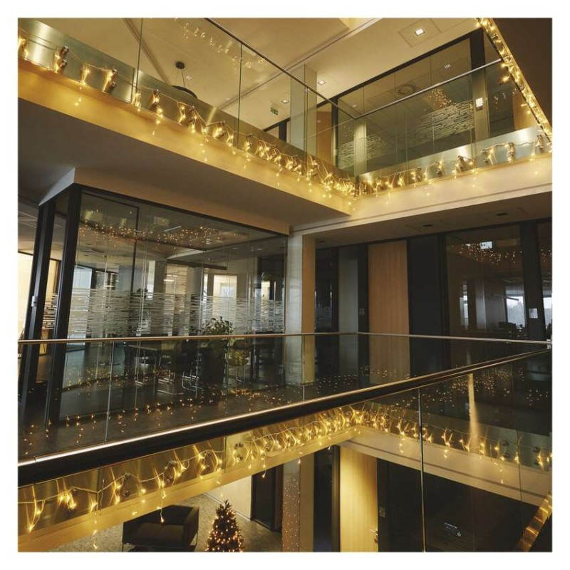 Profi LED spojovacia reťaz blikajúca biela – cencúle, 3 m, vonkajšia, teplá/studená biela 3