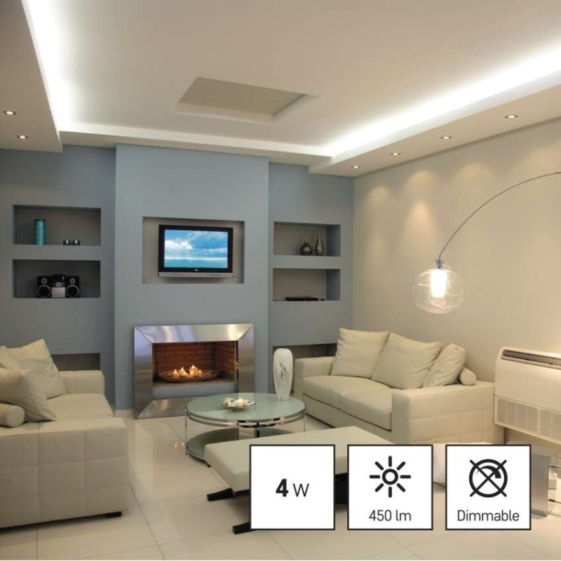 LED žiarovka Classic MR16 / GU10 / 4 W (39 W) / 450 lm / Teplá biela 4