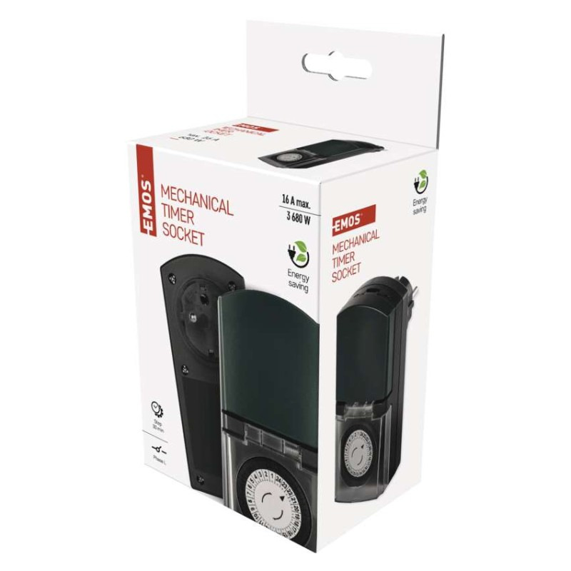 Časovač – mechanická spínacia zásuvka vonkajšia IP44 1