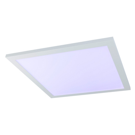 Stropné svietidlo, hliník biely, plast opál biely, RGB, zmena farby, kompatibilné s Google Assistant 10