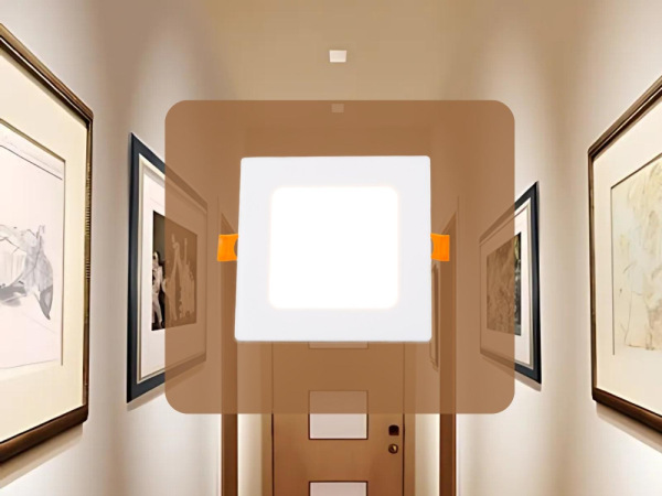 LED vsadený panel 6W / PS / SMD / 2800K / WH - LPL211 6