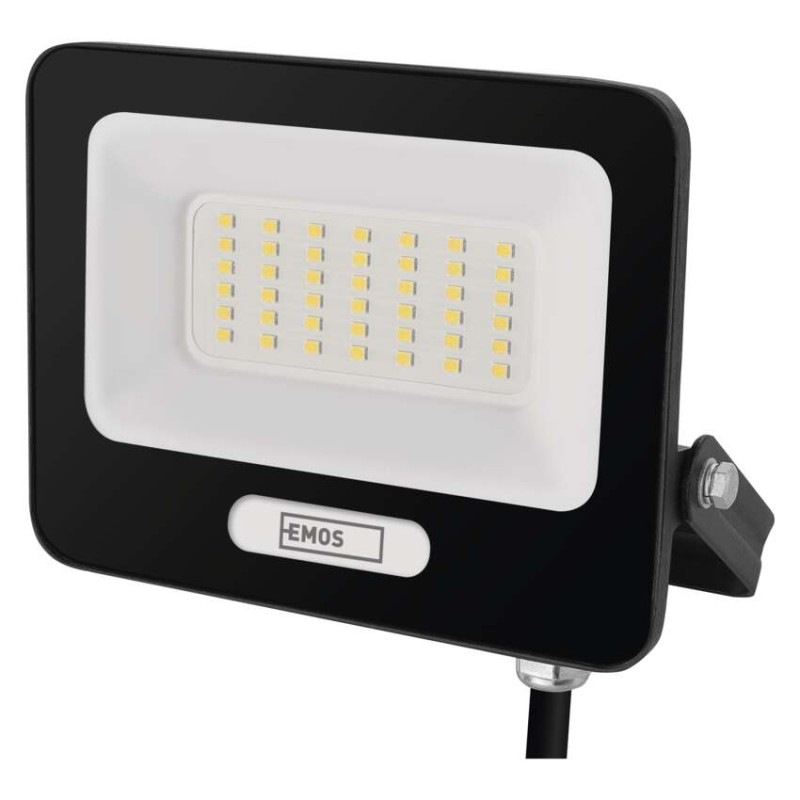 LED reflektor GLARO 30W, čierny, IP65, 3000 lm, neutrálna biela 1