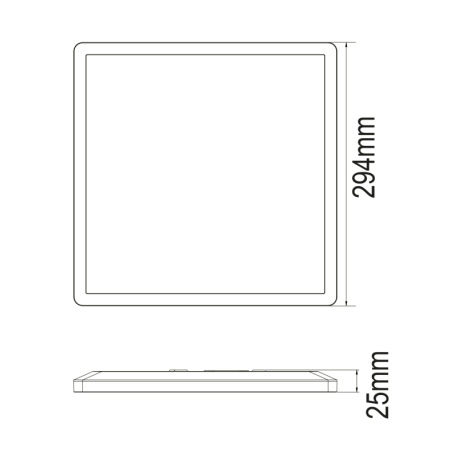 Stropné svietidlo, plast biely, plast satinovaný, plast biely, podsvietenie, 3 úrovne osvetlenia pom 12