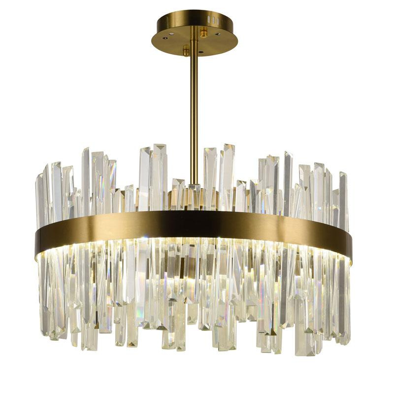 LED krištáľový luster + diaľkový ovládač 80W - J6335/C 8