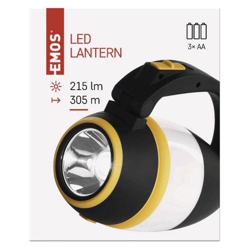 LED multifunkčné kempingové svietidlo P4008, 215 lm, 3x AA 6