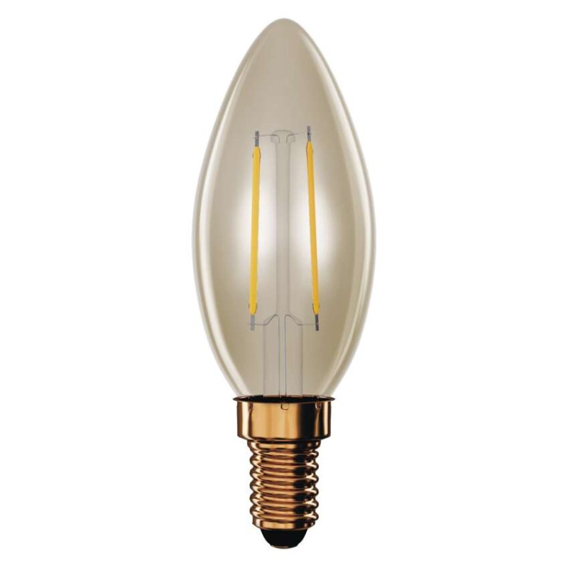LED žiarovka Vintage sviečka / E14 / 2,5 W (20 W) / 225 lm / Teplá biela 5