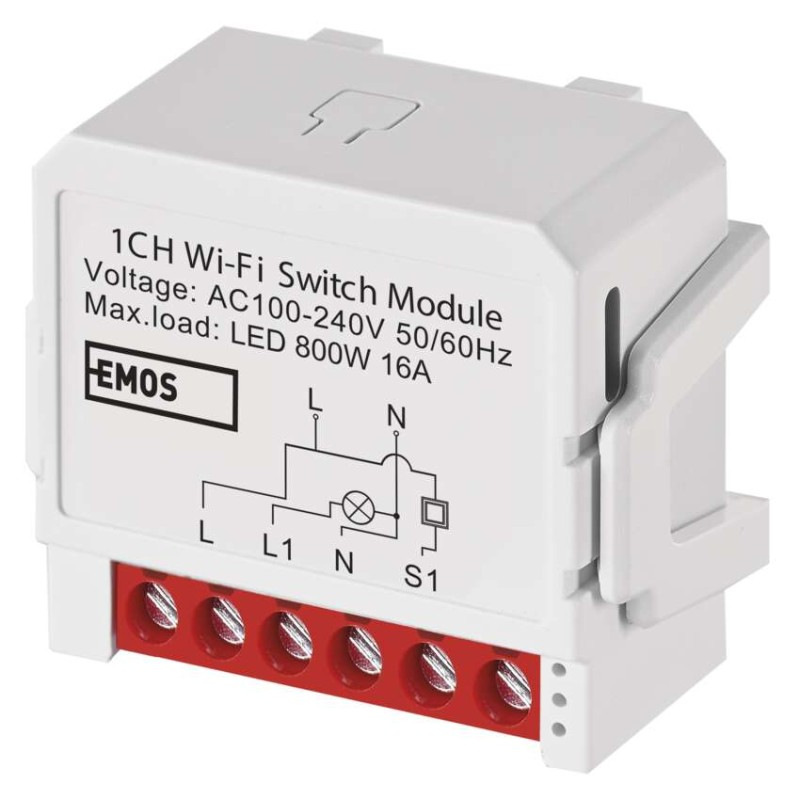 GoSmart spínací modul IP-2201SW, WiFi, 1-kanálový 3