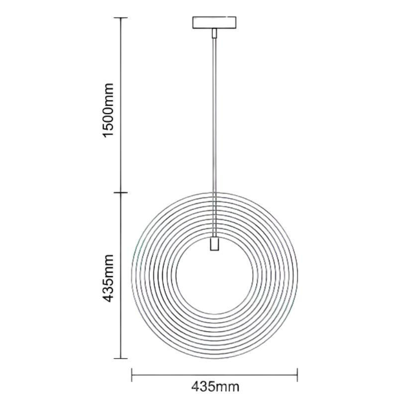 Závesné svietidlo z masívneho dreva E27 / 435 - WRE071 6