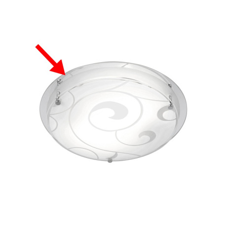 Náhradné sklo pre 48060-2, zrkadlové, ø32cm