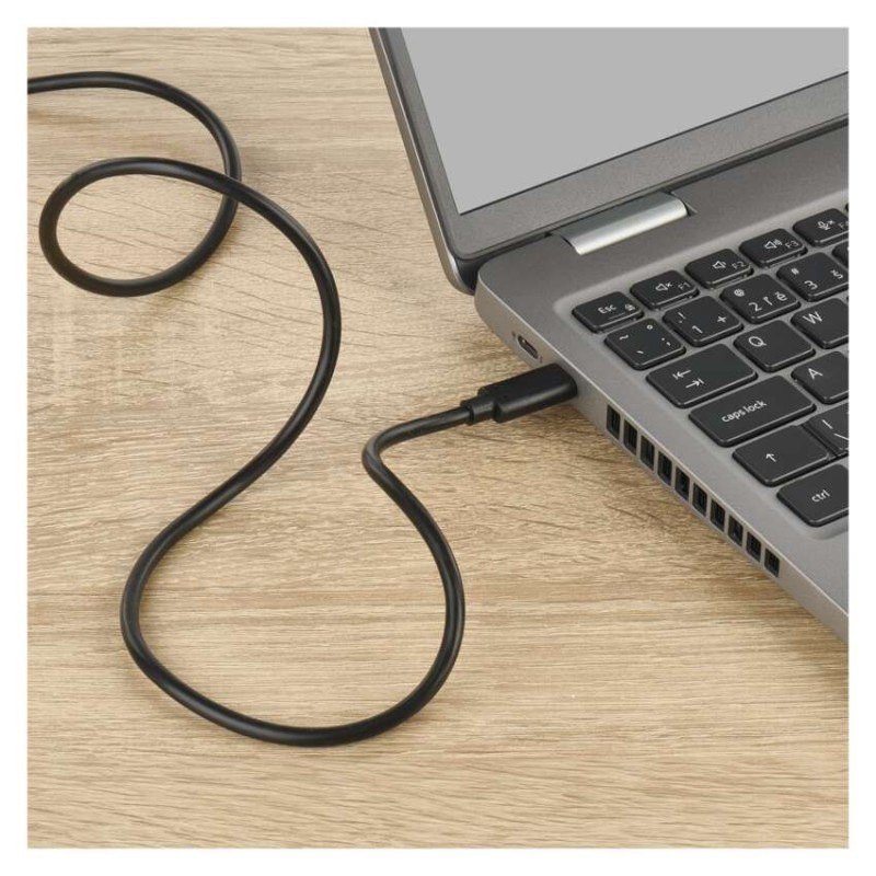 Nabíjací a dátový kábel 2.0 USB-C / USB-C, 2 m, čierny 6