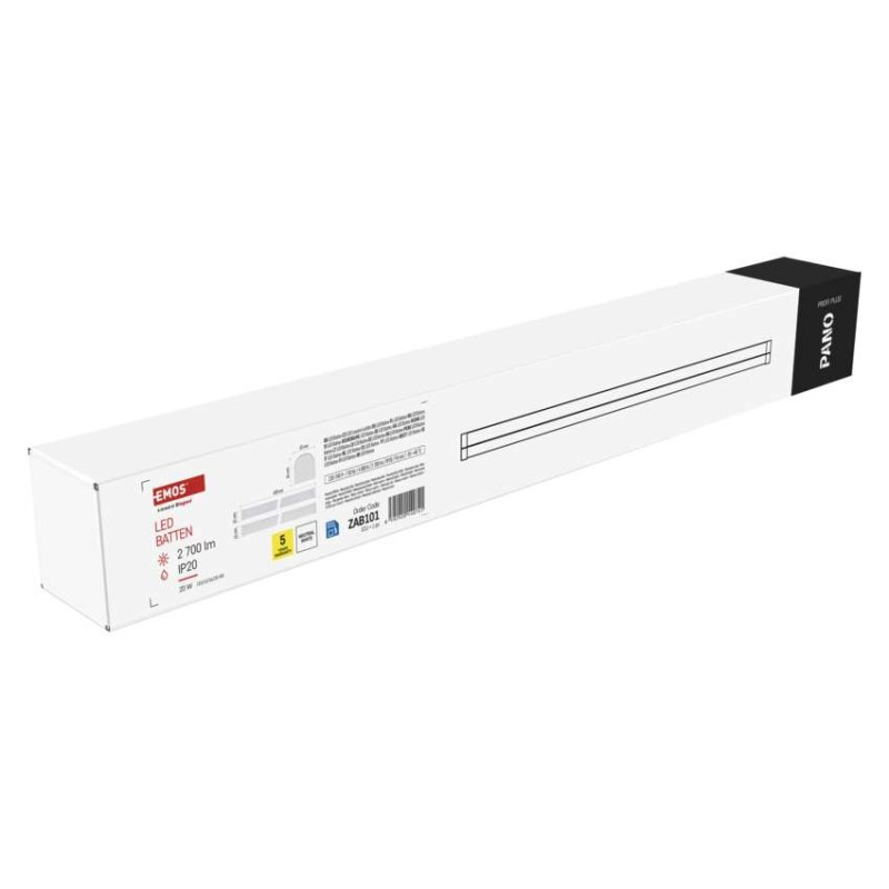 LED lineárne svietidlo PANO 20W, neutrálna biela 13