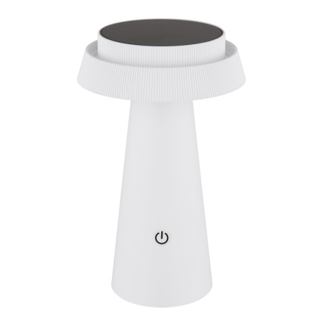 Solárne sv., plast biely, plast čierny, dotykový stmievač, pamäť, bez adaptéra a kábla USB, bat. CR1 3