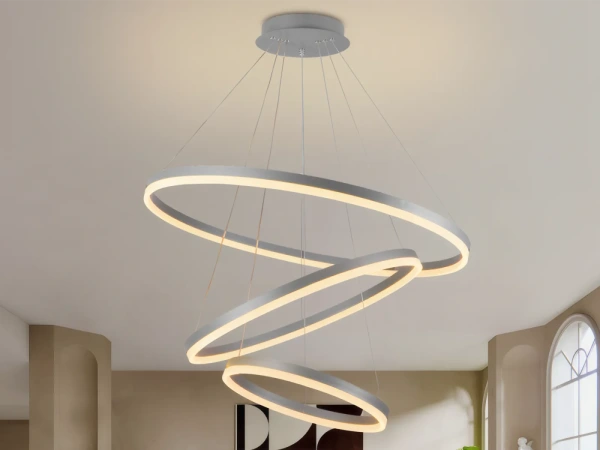 LED závesné svietidlo na lanku + diaľkový ovládač 125W - J4313/S 2