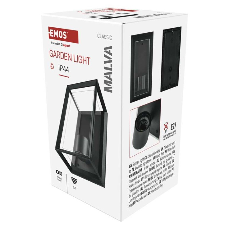 Záhradné nástenné svietidlo MALVA, 13 x 12 x 25 cm, 1 x E27, 15 W 5