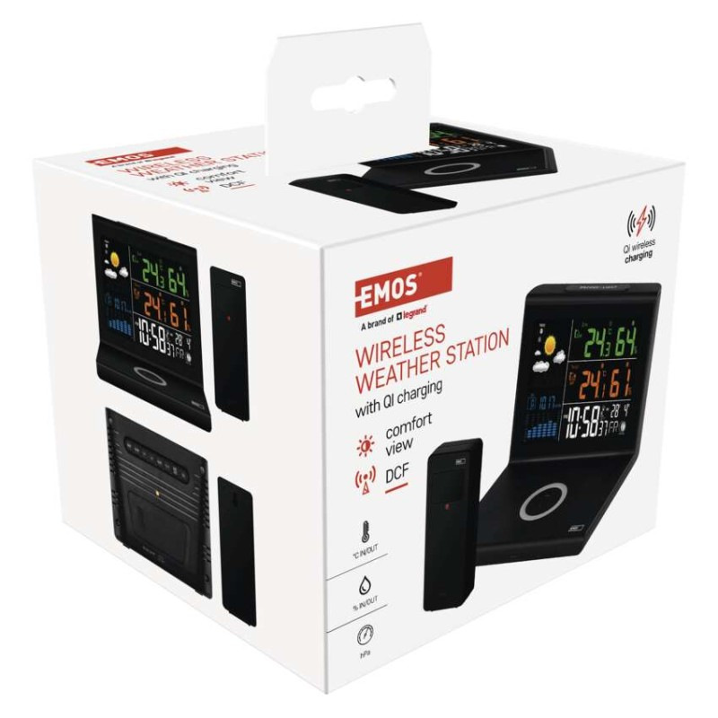 Meteostanica s bezdrôtovým nabíjaním E8010 11