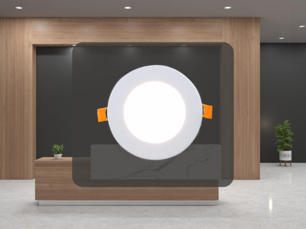 LED vsadený panel 6W / PR / SMD / 4000K / WH - LPL121 6