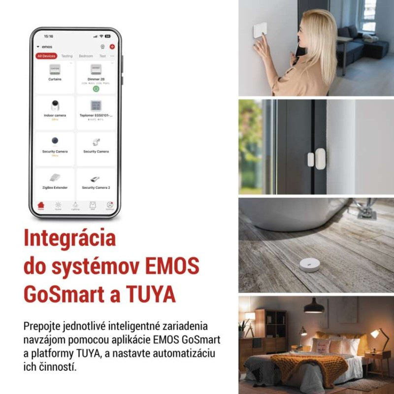 GoSmart opakovač signálu IP-2213Z pre bránu ZigBee 4