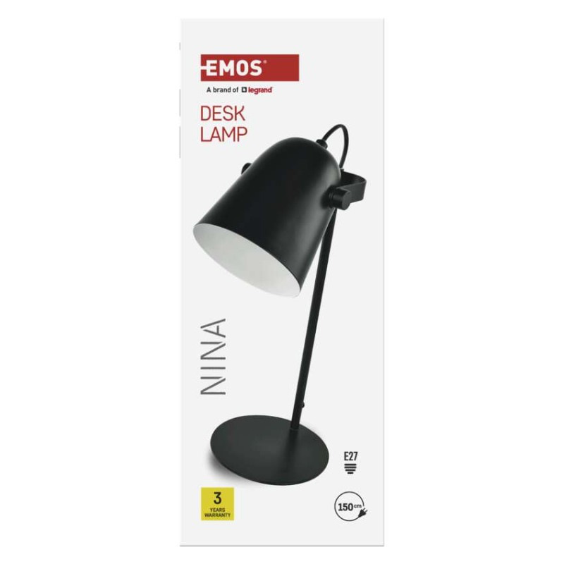 Stolná lampa NINA, čierna 9