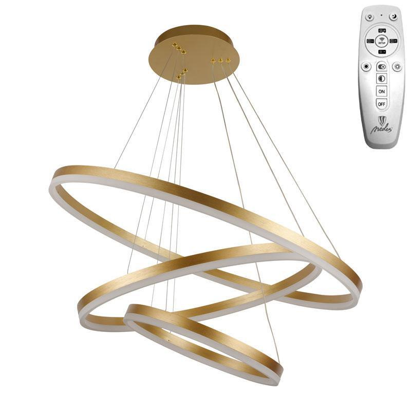 LED závesné svietidlo na lanku + diaľkový ovládač 125W - J4313/G 1