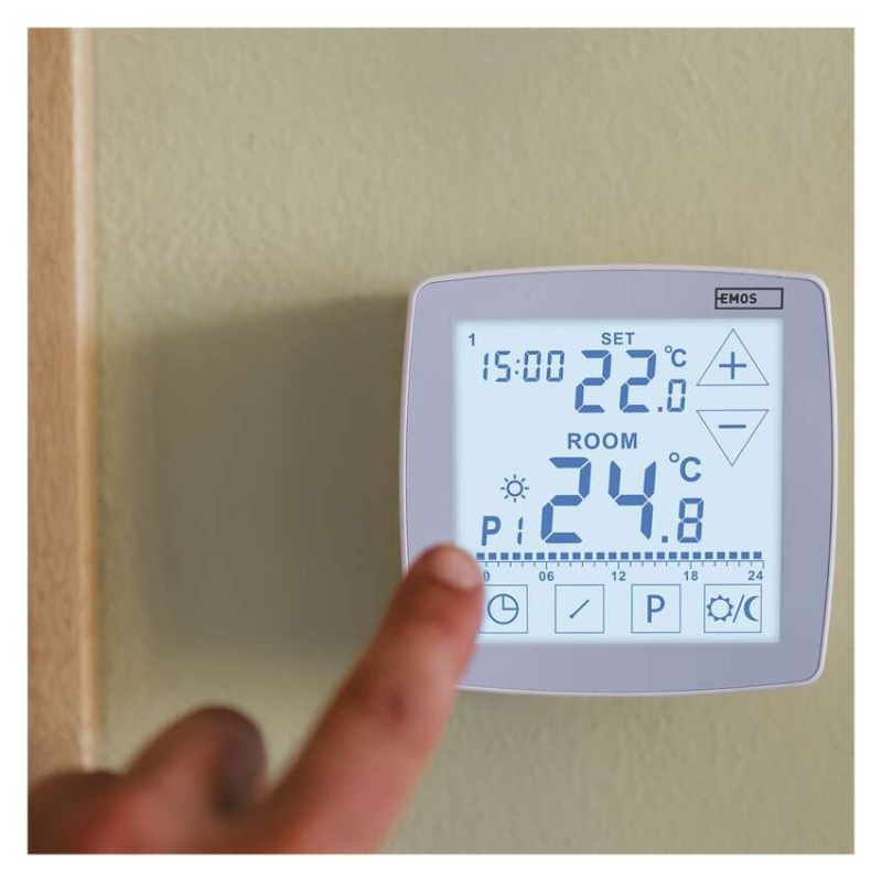 Izbový programovateľný drôtový OpenTherm termostat P56A01 11
