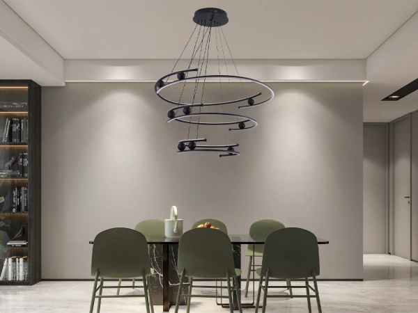 LED visiaca lampa na lanku + diaľkový ovládač 170W - J4347/B 8