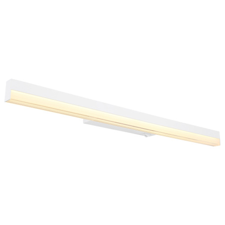 Nástenné svietidlo, kov biely, hliník biely, akryl biely, kolískový spínač na výrobku, fixácia farie