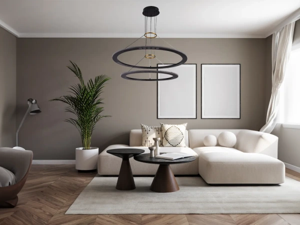 LED závesné svietidlo na lanku + diaľkový ovládač 90W - J7302/B 5